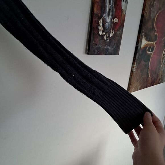 Nine West Jeans Sweater Tunic Women's Medium M Grey Cable Knit Snap Closure - Picture 3 of 11